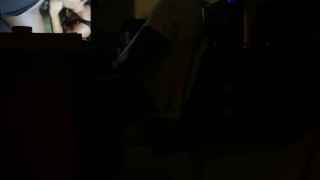 Caught Him Jerking Off Watching Porn Of Me Getting Fucked
