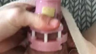 Sissy Baby Desperate to Cum in Chastity
