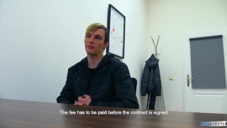  DIRTY SCOUT 179 - Goth Twink Let's The Agent To Fuck Him Raw For A Job