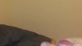 Wanking with cumshot