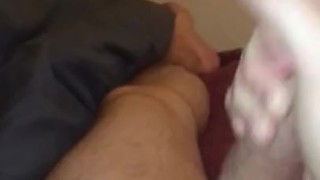 Wanking with cumshot