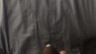 Solo male masturbating in tights