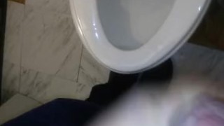 Quick handjob before work