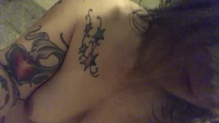 Pinkangelxxx7- Playing With My Natural Tits Wearing Mardi Gras Maskkkk