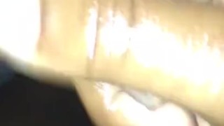 Black guy jerks off to porn and cums