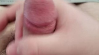 Up close jerk off