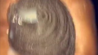 Oiled black dick loud moans/grunts while cumming