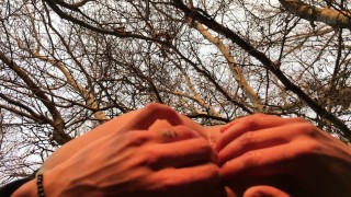 Outdoor teen anal gape - result is rosebud ( long video )
