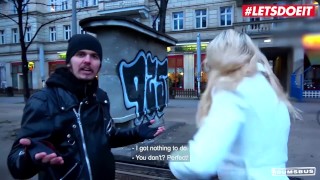 LETSDOEIT - Amateur German Babe Gets Paid To Have Sex in The Bus