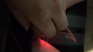 sissy tries out a skirt