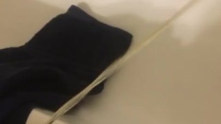 Pissing in ex’s bathtub