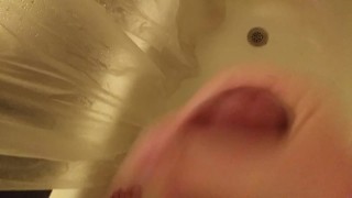 Jacking off until I'm paid enough to buy an iphone Day-8 after shower cum