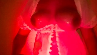 Applemunch Strip Tease...wet...wet nipples part 2