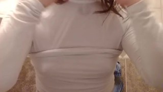 Turtleneck and big panty humiliation