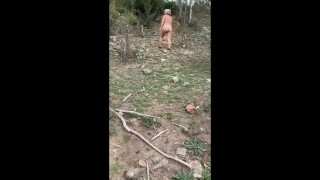 Risky Nude Hiking Then Fuck