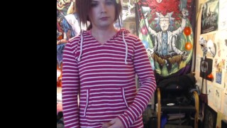 The Silent Jerk - Sissy Webcam Masturbation