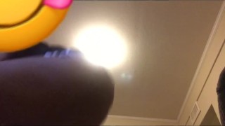 BBW showing how fat ass look while getting fucked