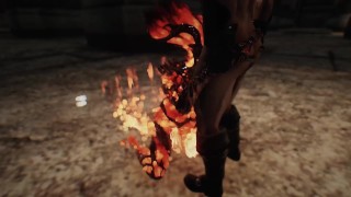 skyrim Female monster Flame Atronach porn