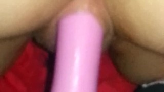 Face down watch my pussy cum