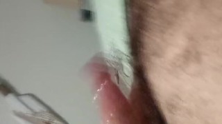 Cumshot after jacking for hours