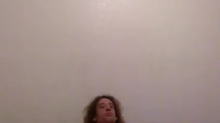 Transwoman Finger Fucking Her Tight Asshole Cumming Verbally & Ass Spanking