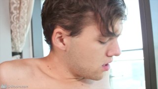 Muscle Daddy Myles Landon Buries His Huge Cock Deep Inside A Teen Boy