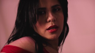 Burning Latina, thirsty for pleasure