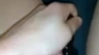 Asian girl masturbating with fingers and toys