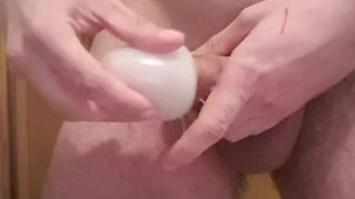 Cum inside Tenga Egg