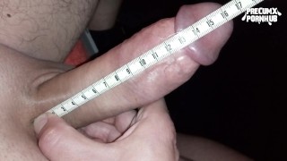 Measuring my dick - My humble dimensions - No faking, no pumping