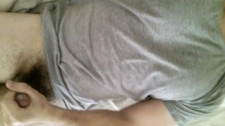 Letting loose on my shirt.