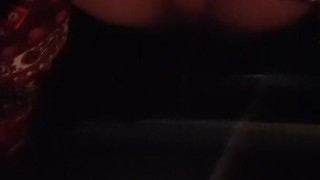 Peeing Outdoors by Candlelight