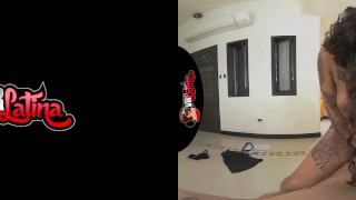 VRLatina.com - 5K VR Porn Staring Black Goddess