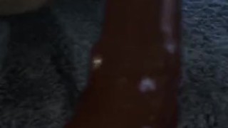 Short and sweet dildo fuck