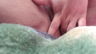 Snuck off for a quick pussy rub