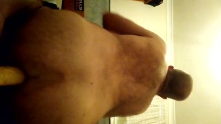 Me riding my 9.5" dildo