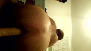 Me riding my 9.5" dildo