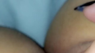 playing with my creamy pussy