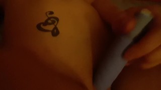 Cumming after using viborator for the first time