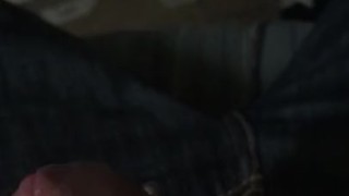 Drooling cum on my pierced cock
