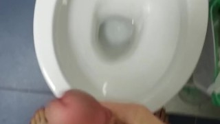 Moaning heavily while I cum.