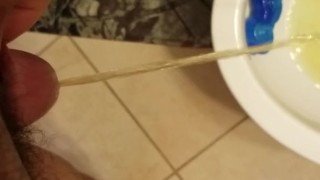 Pissing right after I came!;)