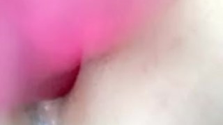 Big pink dildo, tight wet pay snap clip. @CookieBaby2020