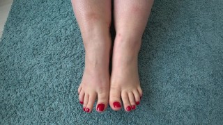 bow to the big female legs!