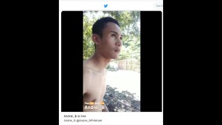 Live Outdoor Jerk Off and Cumming Broadcast Recording