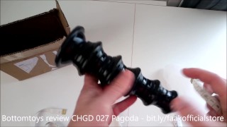 unboxing : CHGD-27 dildo PAGODA buttplug like anal balls (Bottomtoys)