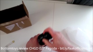 unboxing : CHGD-27 dildo PAGODA buttplug like anal balls (Bottomtoys)