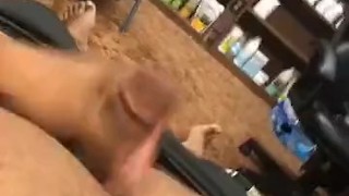 Maturbating until cumshot