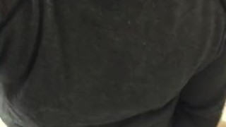 Hot hairy turkish guy cums and pee in workplace toilet almost caught