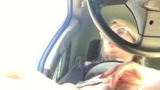 car masturbation floor view (outtakes)